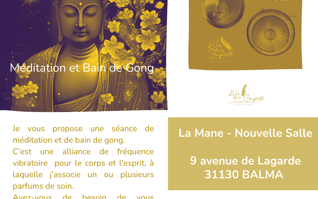 Atelier de méditation et Bain sonore