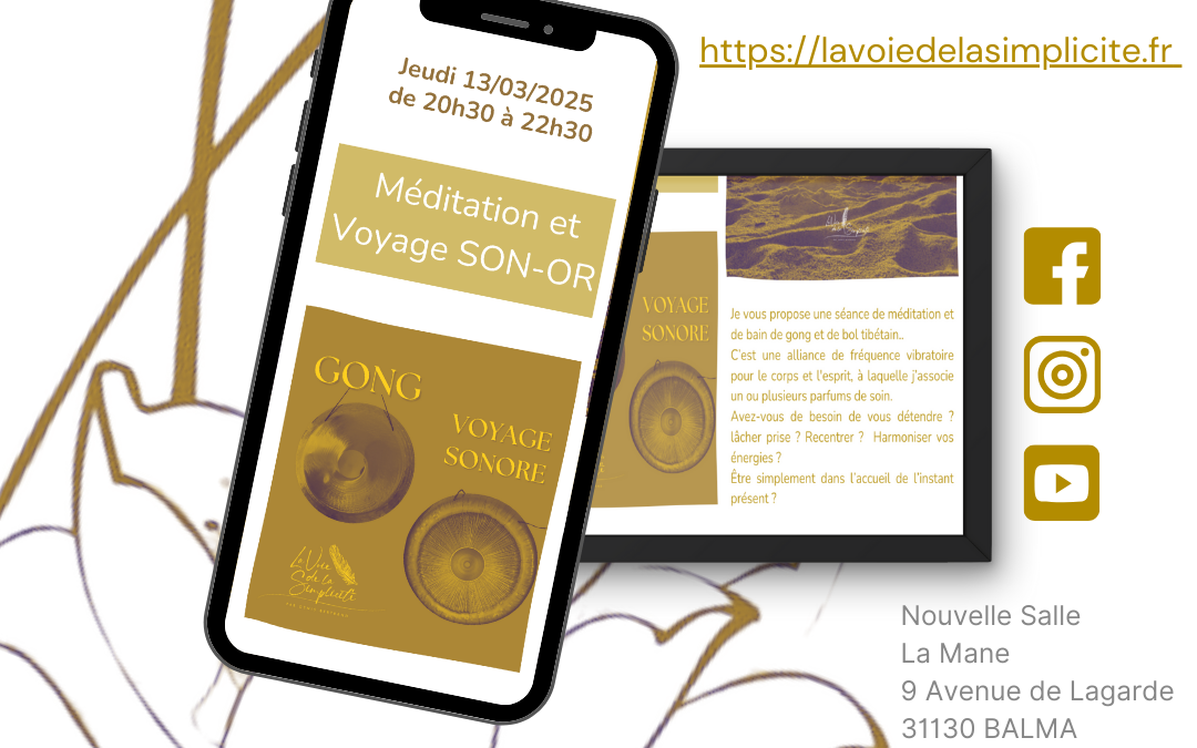 Atelier de méditation, voyage sonore