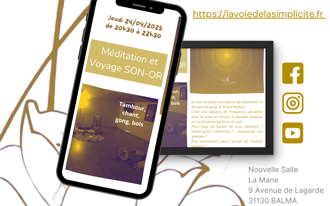 Atelier de méditation, voyage sonore