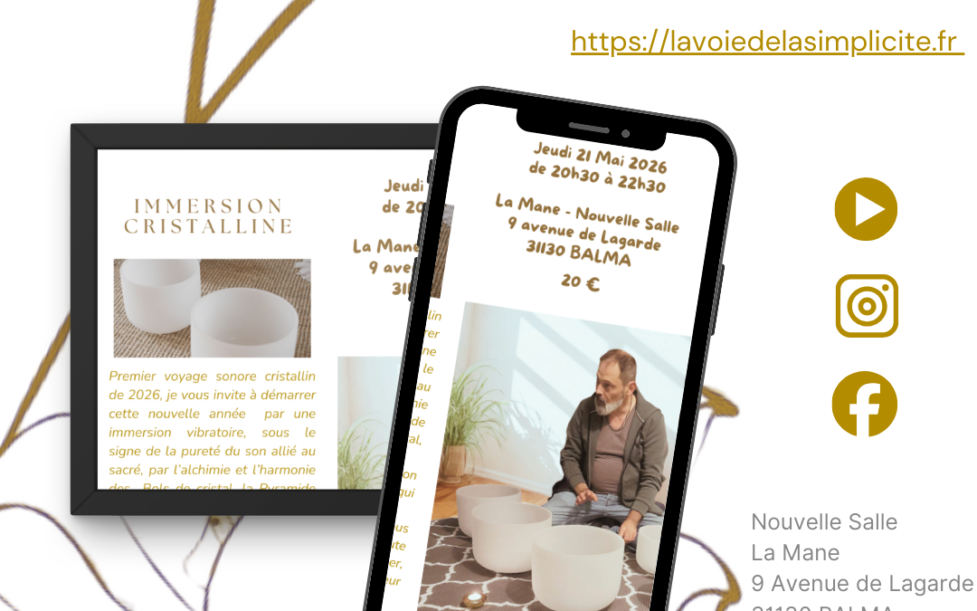 Atelier – Immersion Cristalline – Voyage sonore