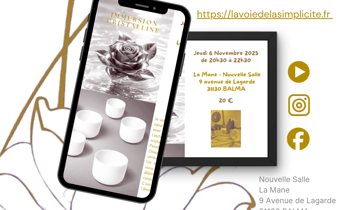 Atelier – Voyage sonore Cristallin